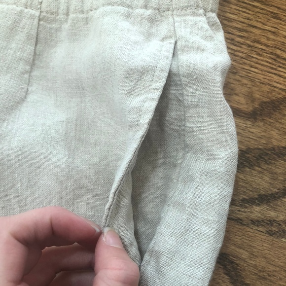 J. Jill Love Linen XS petite cropped pants - Picture 2 of 6
